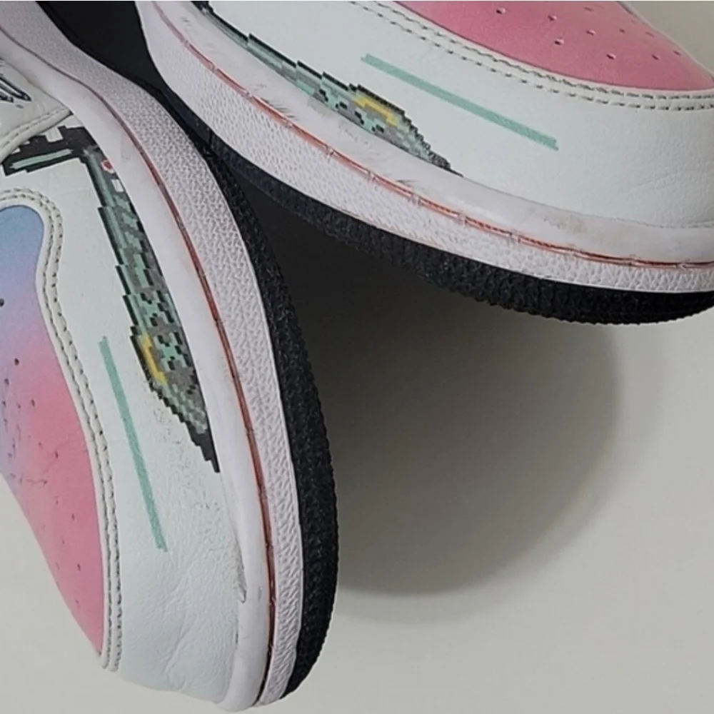 Jordan 1 CyperPunk Low Sneaker - Picture 4 of 11